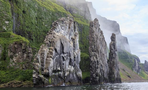 Cliffs on the Strandir Coast of Westfjords, Iceland