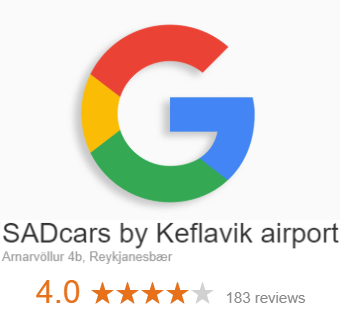SADcars car rental Google reviews from Reykjavik KEF office